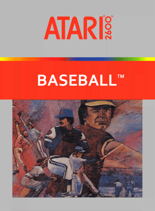RealSports Baseball box art for Atari 2600